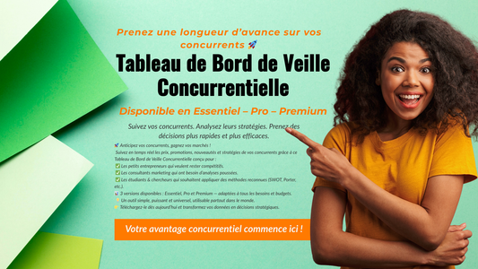 Tableau de bord veille concurrentielle (pack pro)