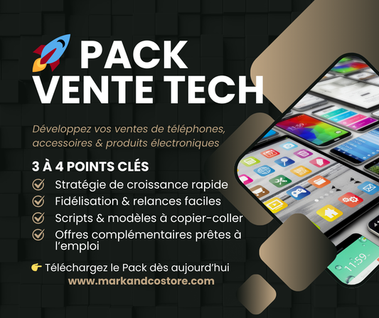 Pack Tech Sales Booster – Développez vos ventes de produits technologiques dès aujourd’hui